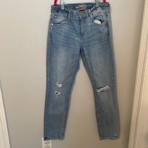 Blue ripped Boyfriend Jeans